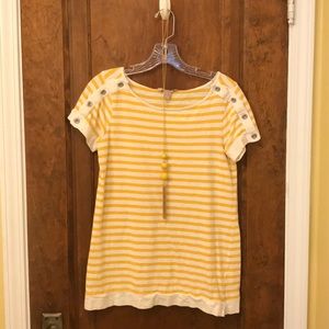 Yellow and Beige Banana Tee